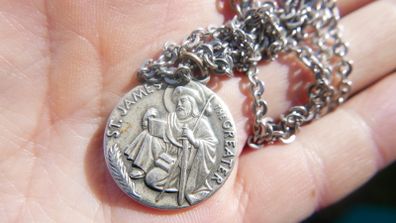 Vintage Saint James The Greater Pendant With Chain