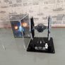 Lego Star Wars Imperial Tie Fighter in Wicked Brick Display Case Image 2