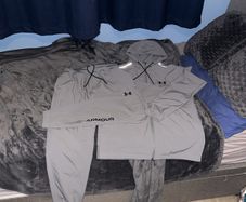 Under Armour Grey Windbreaker Tracksuit