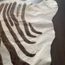 Large Cowhide Rug- Zebra Pattern Image 7