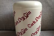 Vintage Neat Size Cork Dry Gin Pub Ice Bucket