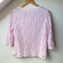 Vintage Pink Lace Blouse Image 4