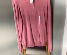 1/4 Zip  Dunnes Pink Cotton