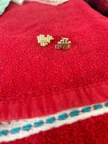 silver cufflinks