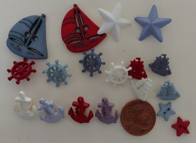 Sailing/ Boat Button Pack
