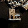 Mid Century Heavy 925 Sterling Silver Charm Bracelet Image 7