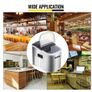 Electric Ice Maker 12KG Per 24H Automatic Manual Water Filling Portable Bullet / Cube Ice Making Machine for Home Bar Image 2
