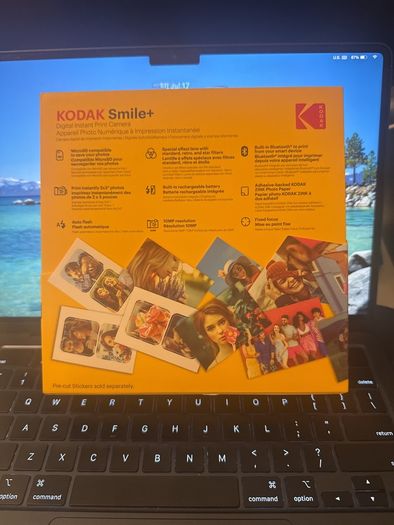 kodak smile plus instant polaroid camera