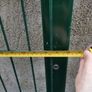 Fence, green mesh with posts Image 5