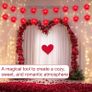 Red Love Heart String Lights 20 Led Battery Operated Fairy String Lights Romantic Decor Image 5