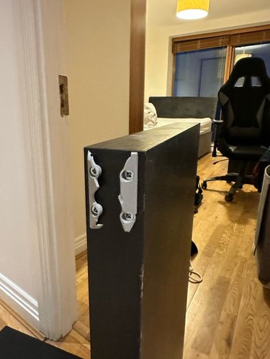 Large Malm desk with pull out slider