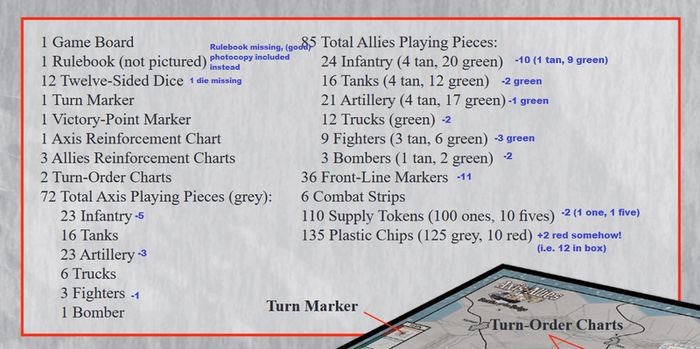 Board game: Axis and Allies "Battle of the Bulge"