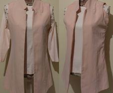Pink Sleevelss Jacket