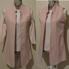 Pink Sleevelss Jacket