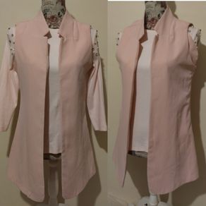 Pink Sleevelss Jacket