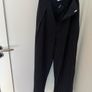 Pinstripe Wrap Tie Top & Pants Set - Navy / L Image 5