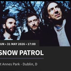 Snow Patrol Ticket