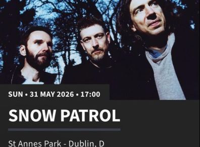 Snow Patrol Ticket