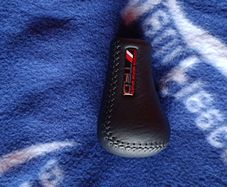 Genuine TRD Asymmetrical Black Leather Shift Knob AE86 Levin Trueno Vintage JDM