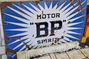 Huge Irish BP enamel sign automobilia