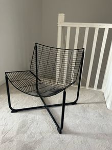 Ikea skabolda armchair - black