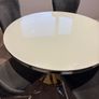 Round Dining Table & 5 Velvet Chairs Image 3