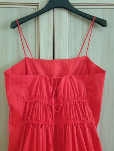 Cos Red Dress Size Uk 14
