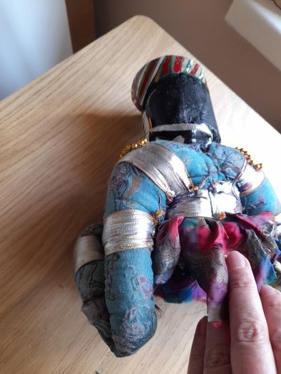 Vintage Indian Handmade Puppet in need of TLC