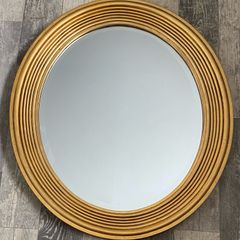 Gold Oval Mirror