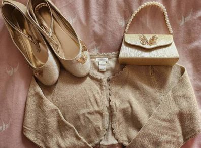 Girls dress shoes, handbag and cardigan set - Monsoon