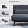 Sofa Bed Dark Grey Image 6