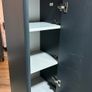Victoriana Wall Hung Tall Storage Unit - Charcoal Grey Image 5