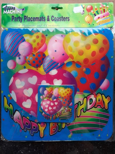 New Children's Party Placemats and Coasters Sets