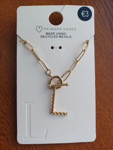 New "L" Necklace