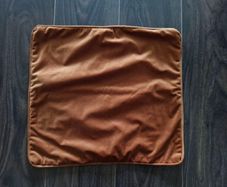 Primark Home Velvet Cushion Cover Terracotta Brown s. 43x43cm