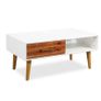 Coffee Table Solid Acacia Wood 90x50x40 cm Image 3