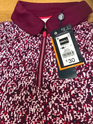 Padraig Harrington polo shirt, new, size S