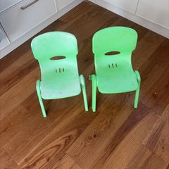 2 toddlers chairs