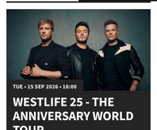 2 Westlife Tickets 160