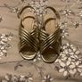 Gold Sandals size 7 (40) Image 3