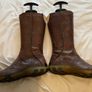 Dr Martens Authentic Leather Brown Boots Size 41/7 Image 8