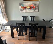 Dining Table & 4 Restored Chairs