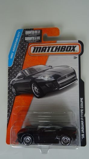 Matchbox '15 Jaguar F -Type Coupe, new.
