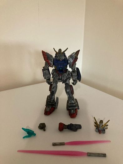 Gundam MSIA shining battle scarred battle suit Bandai 3 3/4 inch figure