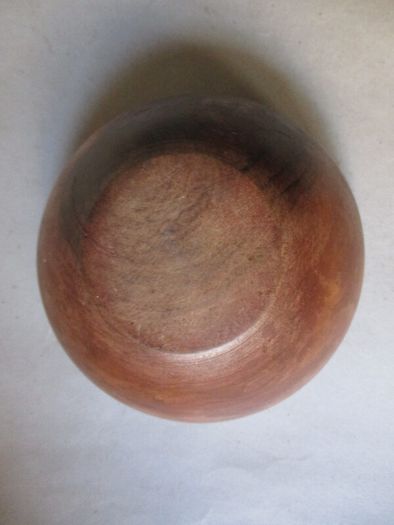 Small Turned Wood Bowl