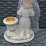 Beautiful New Hl. Communion Candle Holder Image 2