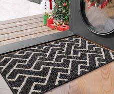 NEW SALE | Indoor Door Mats, 50 x 80 cm door mat non slip backing, Dirt Trapper Mat Absorbent Non-Slip Doormat for Entrance, Inside, Kitchen, Front Back Door, Pets and Garden