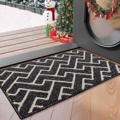 NEW SALE | Indoor Door Mats, 50 x 80 cm door mat non slip backing, Dirt Trapper Mat Absorbent Non-Slip Doormat for Entrance, Inside, Kitchen, Front Back Door, Pets and Garden