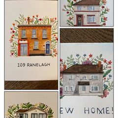 Custom Home Watercolour Painting