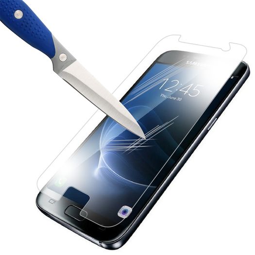 New Tempered Glass Film Screen Protector For Samsung Galaxy S7 + LCD Cloth #1151